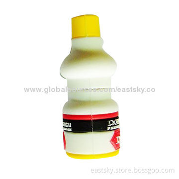 Customized Bottle-shaped USB Flash Drive, Made of Soft PVC Material, OEM Orders are WelcomeNew